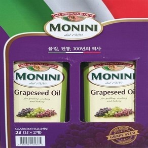 모니니 포도씨 오일 1L x 2입, 2L, 1개