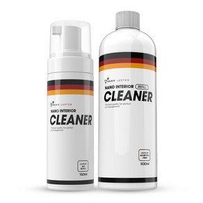 나노러스터 레더클린 실내세정제 가죽코팅제 본품 150ml + 리필 300ml 세트, 1세트, 450ml