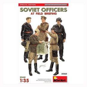 MINI35365 1/35 Soviet Offices at Field Biefing Special Edition, 1개