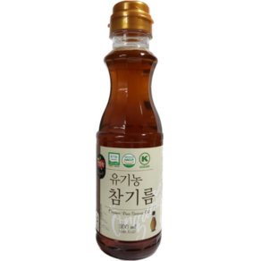 맛뜨락 유기농 참기름 300ML 수입산 동방제유, 1개