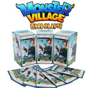 몬스터빌리지 '진화의 시작' 부스터 팩 (MONSTER VILLAGE GAME CARD), 1개