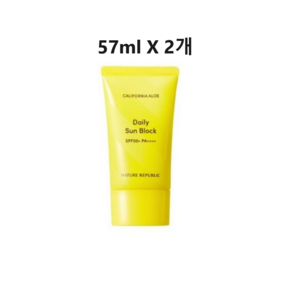 네이처리퍼블릭 캘리포니아 알로에 데일리 선블럭 SPF50+ PA++++, 114ml, 1개