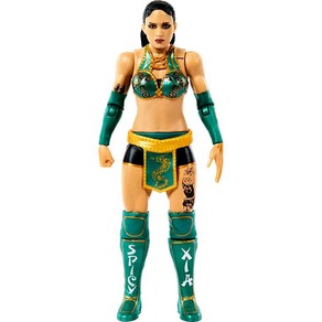 Mattel WWE Dolph Ziggle 기본 액션 피규어 관절 10개 및 실물 같은 디테일 15.2cm(6인치) 수집용