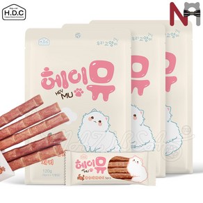 헤이뮤 고양이 져키 통으로 간 붉은대게 장어 콤보 2팩 / 맛별 2팩, 대게, 10g, 36개