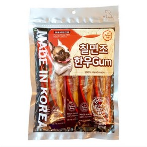 네츄럴ex 간식 칠면조 한우껌 11p 동물병원전용 강아지간식, 70g, 1개