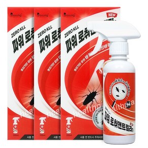 파워로취앤트킬라Q 3개 / 바퀴벌레약 개미약 퇴치 (일회용 마스크 증정), 200ml