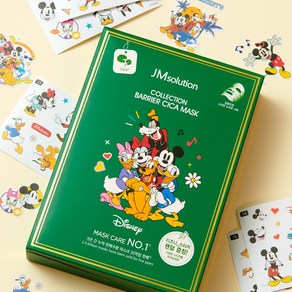 제이엠솔루션 디즈니 컬렉션 베리어 시카 마스크팩 (10매) + 디즈니 스티커 증정, 10p, 8세트
