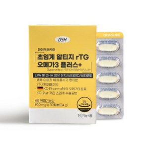 마이닥터케어 초임계 알티지 TG 오메가3 플러스 800mg x 30캡슐, 30정, 1개