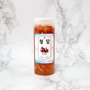 청담 자일로스 수제청 과일청 착한가격 딸기청 레몬청 자몽청 13종, 600g, 자몽 슬라이스청, 1개, 1개입