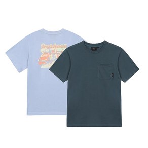 네파 공용 캠프 그래픽 반팔 티셔츠 7KD5373
