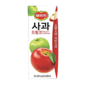 델몬트 드링크 사과 190ml