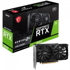 MSI 지포스 RTX 3050 벤투스 2X OC D6 6GB 그래픽카드 정품