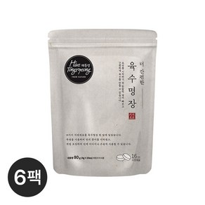 더 간편한 육수명장 80g x 6팩, 6개