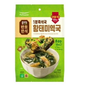 풀무원 생가득 황태미역국 6봉지[6g 총30개], 6g, 30개