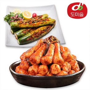 [도미솔] 박미희 총각김치 3kg+오이통김치 2kg, 1개