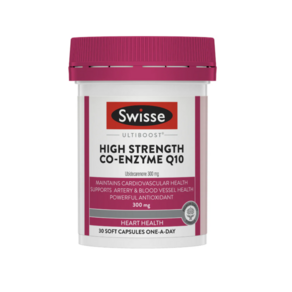 [고함량] 스위스 호주 코엔자임 Q10 Swisse Ultiboost High Stength Co-Enzyme Q10, 1개, 30정