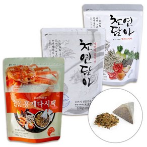 에프제이웰 육수 비법 명품 멸치 홍게 다시팩 3종 (총30개입), 10g, 30개, 100g