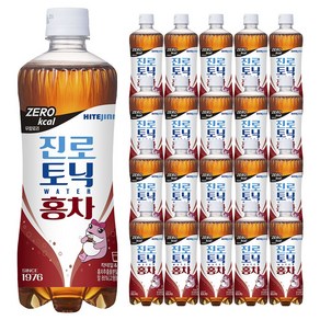 하이트 진로 키이즈백 홍차 토닉워터, 20개, 600ml