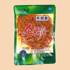 한흥식품 소힘줄 소심줄 뉴반진, 180g, 1개