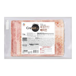 CJ 크레잇 육질탄탄베이컨, 1kg, 6개