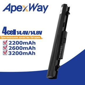 Apexway 4 셀 OA04 HP 240 245 250 G2 G3 HSTNN-PB5S HSTNN-IB5S HSTNN-LB5S OA03 740715-001 746458-421, 3) 2600MAh, 1개