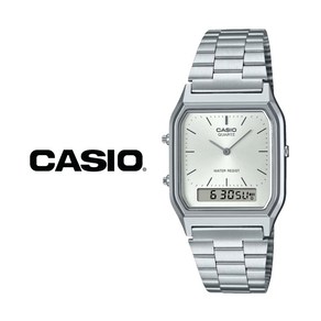 카시오 CASIO 메탈 빈티지 전자 남자 여자 손목시계 커플 패션시계 AQ-230A-7A