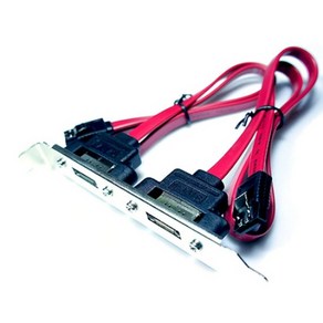 [CableMate] 케이블메이트 SATA to eSATA 확장 브라켓 45cm/2pot [CH306]