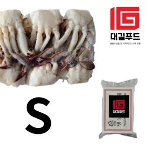 절단꽃게 S M L 2L 3L 450g 꽃게탕 냉동꽃게 냉동게, 450g (S), 3개