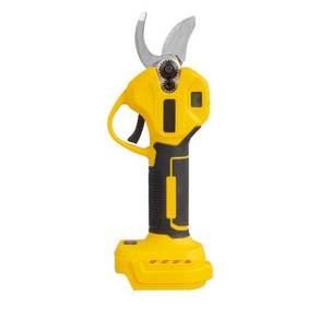 Dewalt 배터리용 브러시리스 전기 전정 가위 2 단 기어 과일 나무 분재 배터리 없음 30mm, [01] no battey, 1개