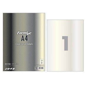 [폼텍]반투명라벨(LC-3130A410매1칸), 단품