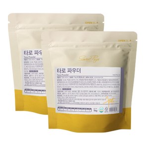 스위트페이지 타로 파우더 1kg 2개세트, 1개입, 2개