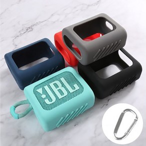 JBL GO3 고3 실리콘 소프트 케이스 커버 + 카라비너