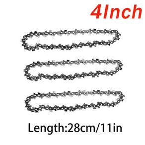 전기톱 4 액세서리 교체 체인톱 전기 톱 체인에 인치 1/4 인치 사용 가이드 체인 8 6, 3개, 6) 3pcs 4inch