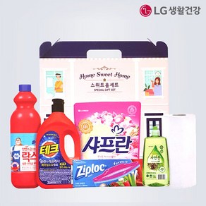 집들이선물세트 LG 스위트홈세트 샤프란 주방세제, 1개