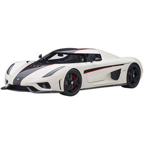 AUTOat 오토아트 79027 1/18스케일 Koenigsegg Regea 코닉세그 레제라 화이트/카본 블랙/레드 [컴포지트 다이캐스트 미니카], 단일, 1개