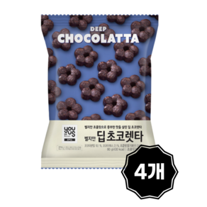 벨지안 딥초코렛타 초콜릿맛 봉지스낵 80g x 4개