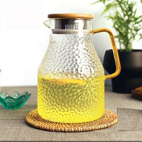 니토 엠보 내열유리 티포트 1.6L/직화주전자 커피포트, 1.6L, 1개