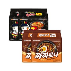 [삼양식품] 불닭볶음면 140g x 10입+짜짜로니 140g x 10입, 없음, 1개