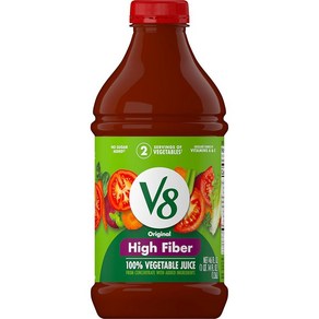 (미국직배송) V8 오리지널 100% 야채 주스 토마토 주스와 블렌드 354.9ml (12온스) 병 (12팩), 46 Fl Oz (Pack of 1), 블러디 메리 오리지널, 없음