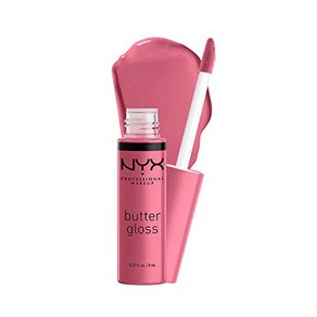 NYX PROFESSIONAL MAKEUP Butte Gloss Non-Sticky L NYX PROFESSIONAL MAKEUP 버터 글로스 끈적임 없는 립 글로스 - 엔젤, 0.27 Fl Oz (Pack of 1), 1개