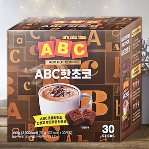 ABC 핫초코 30g x 30개 카카오 후레이크 코스트코, 1개