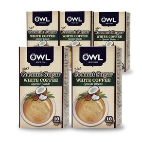 OWL 코코넛 화이트 커피믹스, 20g, 10개입, 5개