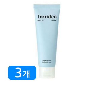 토리든 다이브인 저분자 히알루론산 크림, 80ml, 3개