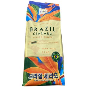 T STANDARD 브라질 세라도 원두커피 1.1kg, 1개, 홀빈(분쇄안함)