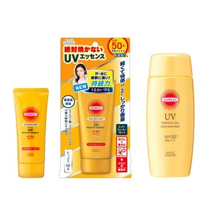 KOSE 코세 선컷 울트라UV 선크림 젤 / 에센스, 퍼펙트 UV젤 100g, 1개, 50ml