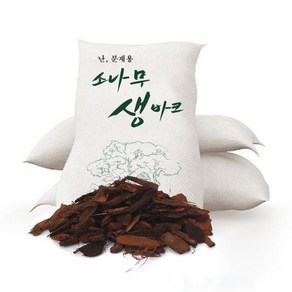 마이플랜트 소나무 바크 40L 조경 멀칭재 토양개량 대용량 분갈이흙, 숙성바크 중립(2~4cm)