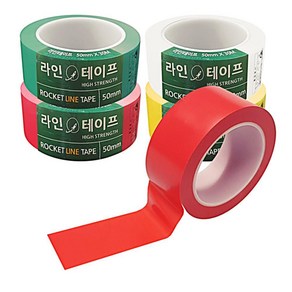 PVC 두꺼운 컬러 바닥 라인 테이프 50mm 30미터 표시 바닥라인테이프 지시, 백색, 1개