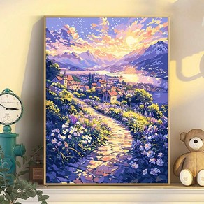 Luntim DIY 명화그리기 유화 그림 그리기 선물 아크릴화 30x40 1개