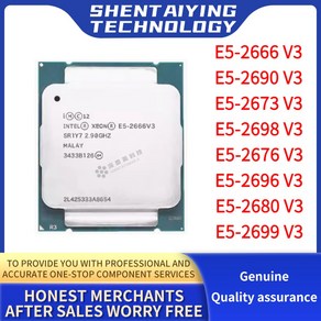 Intel Xeon Cpu E5 2666 V3 2673 2676 2680 2690 2698 2696 2699, E5 2680 V3