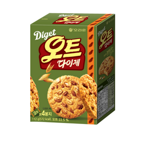 오리온 다이제오트 비스킷 4p, 112g, 6개